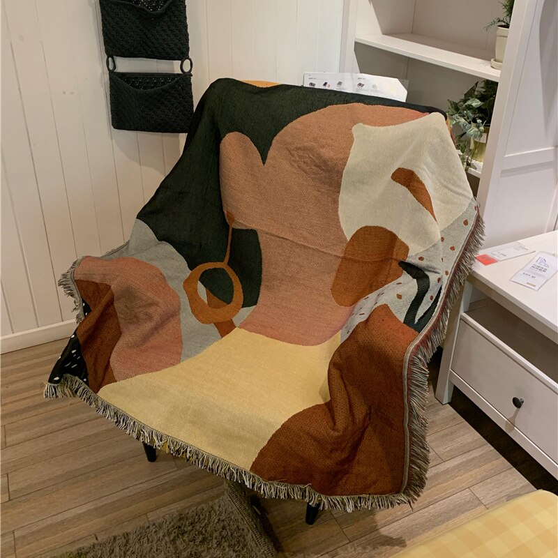 Guitar Women Matisse Sofa Blanket Pink Panther Tapestry Throw Rugs Blankets Casual Carpet Decoration For Home