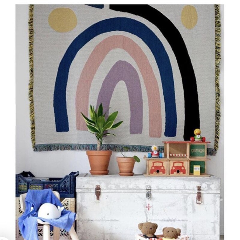 Guitar Women Matisse Sofa Blanket Pink Panther Tapestry Throw Rugs Blankets Casual Carpet Decoration For Home