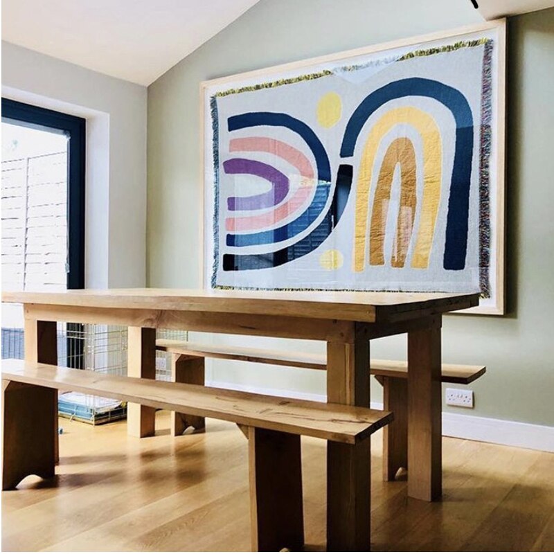 Guitar Women Matisse Sofa Blanket Pink Panther Tapestry Throw Rugs Blankets Casual Carpet Decoration For Home