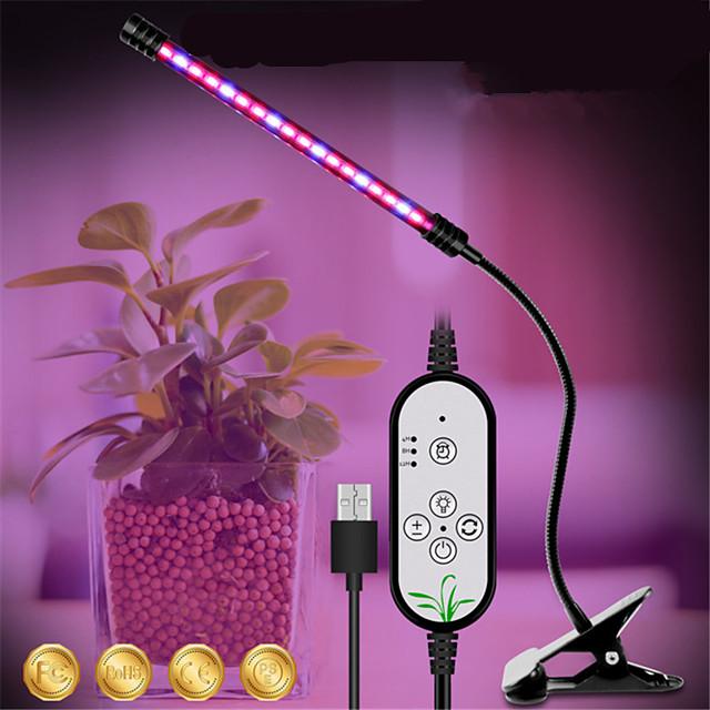 1pc Led Grow Light for Indoor Plants 9W 18W 27W 36W Timer Phyto Lamp For Plants Full Spectrum Grow Box Light USB 5 Dimmable For Indoor Plant Seedlings led