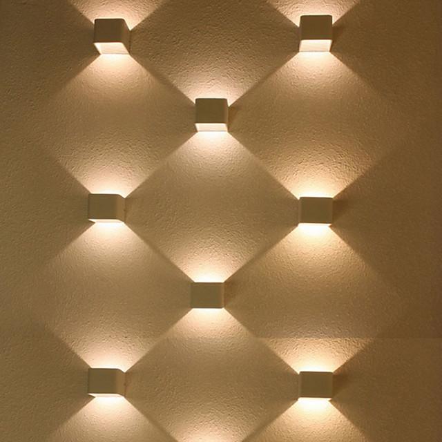 Creative Cool Simple Traditional / Classic Wall Lamps &amp; Sconces Indoor Shops / Cafes Metal Wall Light IP44 85-265V 1 W / LED Integrated