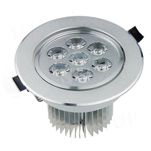 1pc 7W 7LEDs Easy Install Recessed LED Ceiling Lights LED Downlights Warm White Cold White 85-265V Home/Office