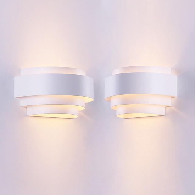 2PCS Contemporary Contracted Individual Character Arc Originality Wall Lamp Applies To Sitting Room/Bedroom