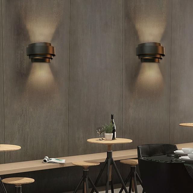 2PCS Contemporary Contracted Individual Character Arc Originality Wall Lamp Applies To Sitting Room/Bedroom