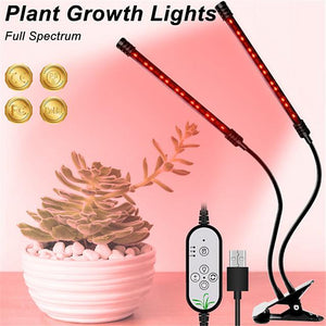 1pc Led Grow Light for Indoor Plants 9W 18W 27W 36W Timer Phyto Lamp For Plants Full Spectrum Grow Box Light USB 5 Dimmable For Indoor Plant Seedlings led